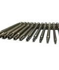 Security Torx Bit Set 11 Pieces With One Quarter Inch Hex Shank T6 T7 T8 T9 T10 T15 T20 T25 T27 T30 T40 3 Inch Length S2 Steel