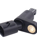 Heavy Duty Abs Wheel Speed Sensor Crafted With Top Shelf Engineering For Slick Handling And Dead Nuts Braking Reliability On Audi Tt Vw Beetle Golf Jetta Direct Fit Oem Standard close-up showing connector and mounting hole.