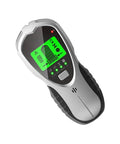 Hella Precise 4 In 1 Wall Scanner And Digital Stud Finder With Bright Led Screen showing LCD display and button for detecting hidden objects.