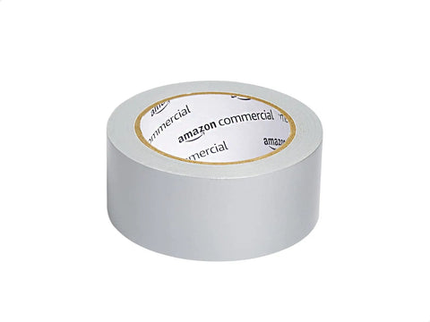 Single roll of silver Standard Duct Tape 1.88 Inch By 30 Yard Silver 12 Pack For Quick Repairs Patching Bundling And Packaging Heavy Duty Adhesive