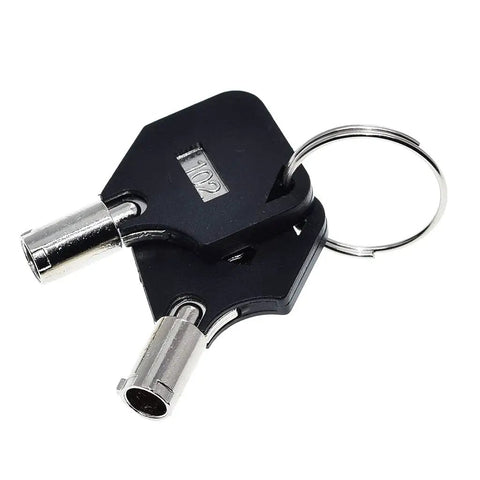 Super Tough 12 Mm Stainless Steel Security Key Lock Switch For Vending Units And Phones Double Side Pull Out Includes Two Keys Plus Hardware Quick Install Wear Resistant And Anti Rust Finish Keeps Your Stuff Locked Down Safe For Any Spot, 2 keys