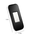 Eight Piece Ultra Thin Magnetic Cabinet Door Catch No Drill Stainless Steel With Strong Hold Quiet Operation, size shown