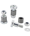 Top Shelf 3 Pack Trimmer Head Shoulder Bolt Kit parts with shiny steel bolts, nuts, and bushings for Stihl weedeater use.