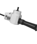 Dual Head Sheet Nibbler Metal Cutter For Drill Power Nibbler Tool side view with handle and blade attachment