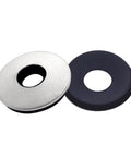 Ranstac sealing washers (pair): stainless steel metal washer and black bonded neoprene/EPDM washer