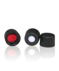 Solid Build 8Mm Screw Thread Hplc Vial Caps With Red Ptfec White Silicone Septa Deliver A No Hassle Leakproof Seal For 1 5 To 2 Ml Glass Autosampler Vials 100 Count Ready To Roll