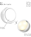Comparison of new and old designs of Puck Lights With Remote Control For Under Cabinet And Counter Lighting, 6 LED lamp beads.