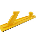 Yellow push block from Safety Push Block and Stick Set for Woodworking, 5 Piece Hand Protection Kit for Table Saw and Router Tables