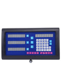 Pro Grade Digital Caliper and Three Axis Digital Readout Kit for Lathe Mill Tools featuring large blue display with buttons.