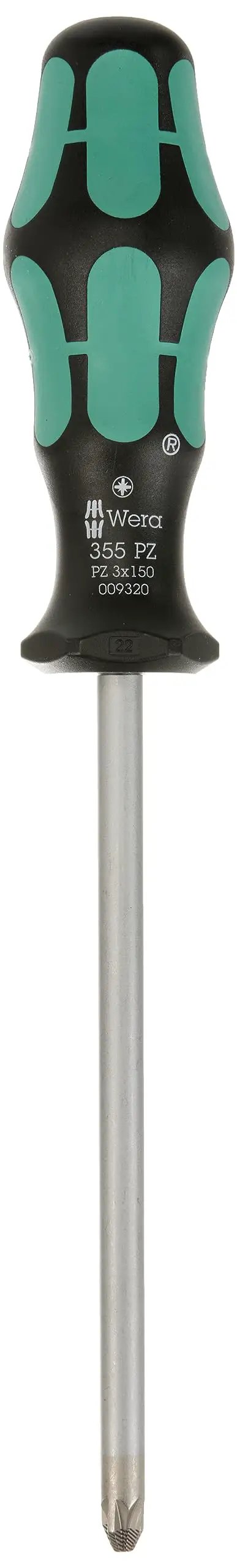 Pozidriv Screwdriver 3 X 150 mm With Ergonomic Kraftform Grip For Quick Turning And Serious Torque, soft and hard grip zones