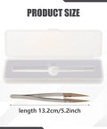 Boxwood Tip Tweezers For Watch Repair, Lightweight High End Precision Tweezers With Insulated Point, Scratch Free Grip, in Packaging