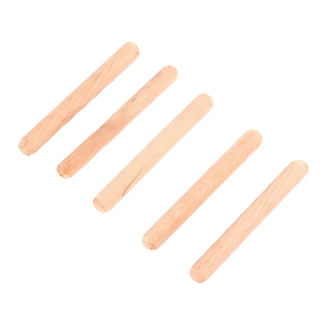 Ultimate Dowel Pin Kit For DIY Woodworking M6 50 Pack With Mixed Length Pins For Furniture Assembly And Solid Wood Joints Easy Fit And Strong Hold For Projects And Repairs Home Improvement And Pro Shop Use, five wooden dowel pins