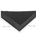 Plastic Triangle Edge Corner Protectors Pack Of 100 Pcs 1.89 X 1.89 X 0.71 Inch Shockproof Cushion Guards