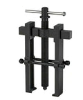 Heavy Duty 2 Jaw Small Gear Puller With Self Locking Jaws And Extended Handle For Easy Wheel Bearing Removal And Industrial Maintenance Tasks, steel
