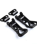 Beefy Toggle Clamp For Cabinets, Doors, Lockers, Boxes And Vehicles, Adjustable Mounting, 220 Lb Holding Power, Durable Steel Hasp Catch Clip, Easy Install, Versatile Latch Solution, black 2-pack