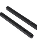 2 Pack 298mm White Plastic Drawer Runners For Full Extension, Easy Tool Free Installation With Detachable Quick Release Latches