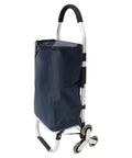 Heavy Duty 3 In 1 Folding Shopping Cart With 6 Wheels And 110 Lb Capacity Portable Hand Truck Waterproof Bag For Moving And Camping