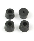 Premium Rubber Furniture Glides And Chair Leg Protectors, black rubber pads, 21x15x12mm, for smooth gliding and floor protection.