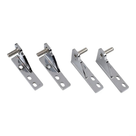 Commercial Refrigerator Hinges 4 Pack Zinc Alloy Wheelbase 35mm Door Replacement for USTAR and GRISTA Kitchen Fridges shown in a set