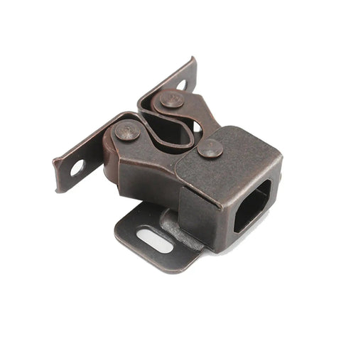 Double Roller Catch Cabinet Door Latch For Home And Campers, Cupboard Hardware, Solid Iron Finish with Gentle Close, vintage style