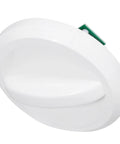 Epic Vicasky Knob Replacement fits arcade games and party machines, white solid plastic knob viewed from the side.