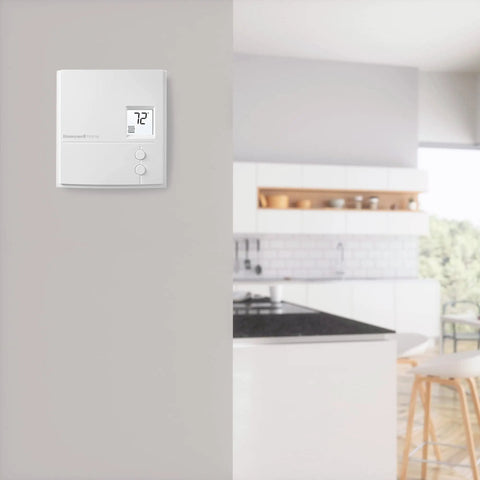 Non Programmable Digital Heat Thermostat For Electric Baseboards And Convectors 240V Line Voltage Up To 3000W on kitchen wall