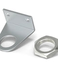 Heavy Duty Pneumatic Cylinder Mounting Bracket Kit For 16mm Bore With 2 Connecting Rod Splints And 2 Nuts Iron Mounting Clamp