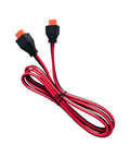 Top Shelf XT60i Extension Cable Male To Female 12 Awg 16 Foot Power Wire With Reinforced Connectors, red and black design.