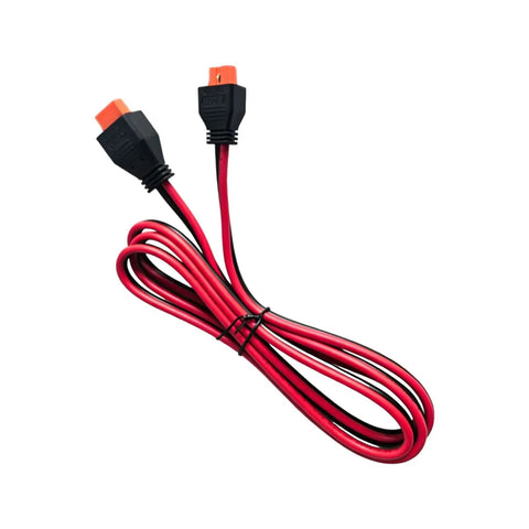 Top Shelf XT60i Extension Cable Male To Female 12 Awg 16 Foot Power Wire With Reinforced Connectors, red and black design.