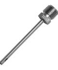 Close-up of a metal needle from the Ten Pack Metal Inflating Needles For Basketballs Indoor Outdoor Use Replacement Needles Compatible With Spalding Pumps