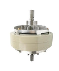 LVSEDTAL single-axis magnetic powder brake/clutch unit with beige housing and metal top, hollow shaft