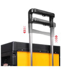 Adjustable handle of Portable Tool Box With Wheels For Home And Outdoor Use Three Layer Workhorse Storage Box With Drawers