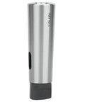 Side view of steel Morse taper drill sleeve adapter MT5 to MT3 with side hole