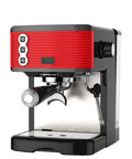 Semi Automatic Espresso Coffee Machine For Home Use With Steam Wand And Large Capacity Over 16 Cups, Aluminum Alloy Body, 110 To 240 V, Easy Manual Control, Beast Of A Commercial Grade Espresso Maker For Daily Coffee