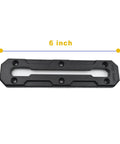 Low Profile Nylon Kayak Track Mount System For Rail Gear Including Fishing Rod Holders And Cup Holders Corrosion Resistant Easy Install 6 Inch 6 inch nylon kayak rail mount