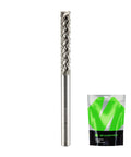 SHARPRO tungsten carbide burr, 1/8 inch shank, metal/wood cutting tool, with green packaging