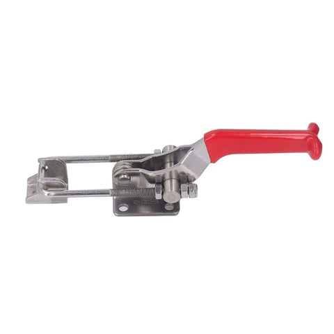 Stainless Steel Toggle Clamp With Adjustable Opening And Plastic Handle, 900 Kg Clamping Force For Mechanical Projects And Home Decor