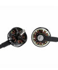 Close-up of Four Pack Of 2105.5 Brushless Motors With 3450KV And 2650KV For 3S 4S Drones, 1.5mm shaft, showing coils and casing.