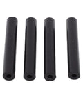Heavy Duty 4 Pack Upgrade Turbo Boost Vacuum Line Hose Kit For Jeep Wrangler 2007 2017 Rugged Silicone Engine Tubing Set That Kills Leaks And Slams Power, black silicone hoses