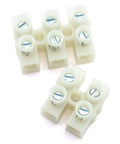 Go-To 30 Pack Screw Type Quick Connect Terminals 450V 45A Wire Connectors 22-10AWG 2P 3P 4P Butt Terminal Block Universal