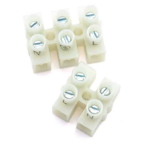 Go-To 30 Pack Screw Type Quick Connect Terminals 450V 45A Wire Connectors 22-10AWG 2P 3P 4P Butt Terminal Block Universal