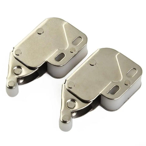 Push To Open Cabinet Latch With Automatic Spring Action High Cycle ABS Door Catch, flame retardant, anti slip design