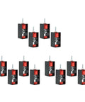 Superior Spring Vibration Isolator Hangers 12 Pack Ceiling Damping Mounts heavy duty black red clips for music den and studio