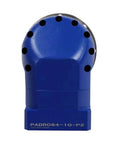 Top Shelf Padr Series Planetary Gearbox Speed Reducer With Rotary Flange Output And Hollow Shaft, blue gear reducer front view.