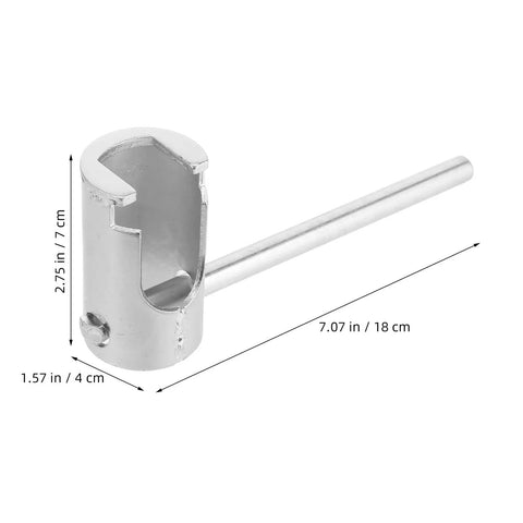 Heavy Duty Steel Fire Sprinkler Wrench Spanner For Concealed And Semi Recessed Heads, 18x7x4 cm, silver steel construction.