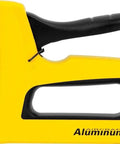 Heavy Duty Stapler With Easy Squeeze Handle, Anti Jam Mechanism, Aircraft Aluminum Housing, High Visibility Yellow