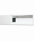 Recessed In Wall Cable Management Kit For Wall Mounted TV And Sound Bar With Dual Power Outlets One For TV And One For Sound Bar Keeps Cables Hidden