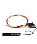 LD2450 24G Millimeter Wave Body Motion Sensor Module For Smart Home With 8M Sensing Distance And Trajectory Tracking Pro Grade HLK LD2450 10 Pack Easy Install Durable Electronics Component For Reliable Performance, black module and wire harness