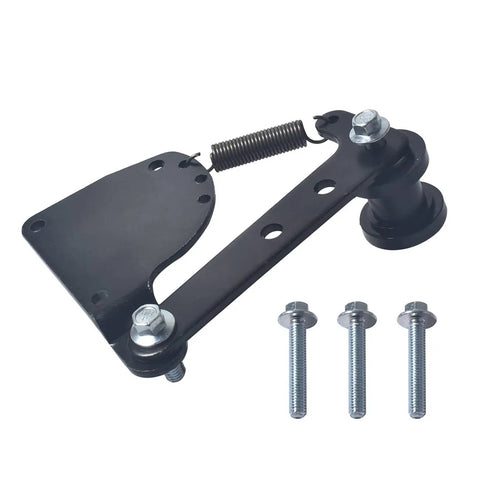 Spring Loaded Chain Tensioner Kit for 49cc 50cc 66cc 80cc 2 Stroke Motorized Bicycle Black with Roller Iron Wheel Included