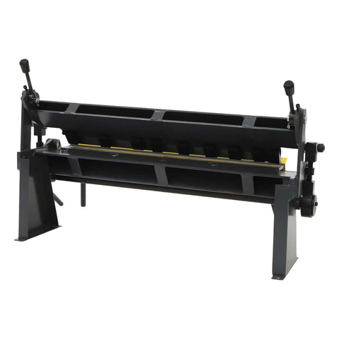 24 Inch Sheet Metal Box And Pan Brake With Adjustable Removable Fingers 0 To 135 Degree Bender For 20 Gauge Steel Heavy Duty Workhorse